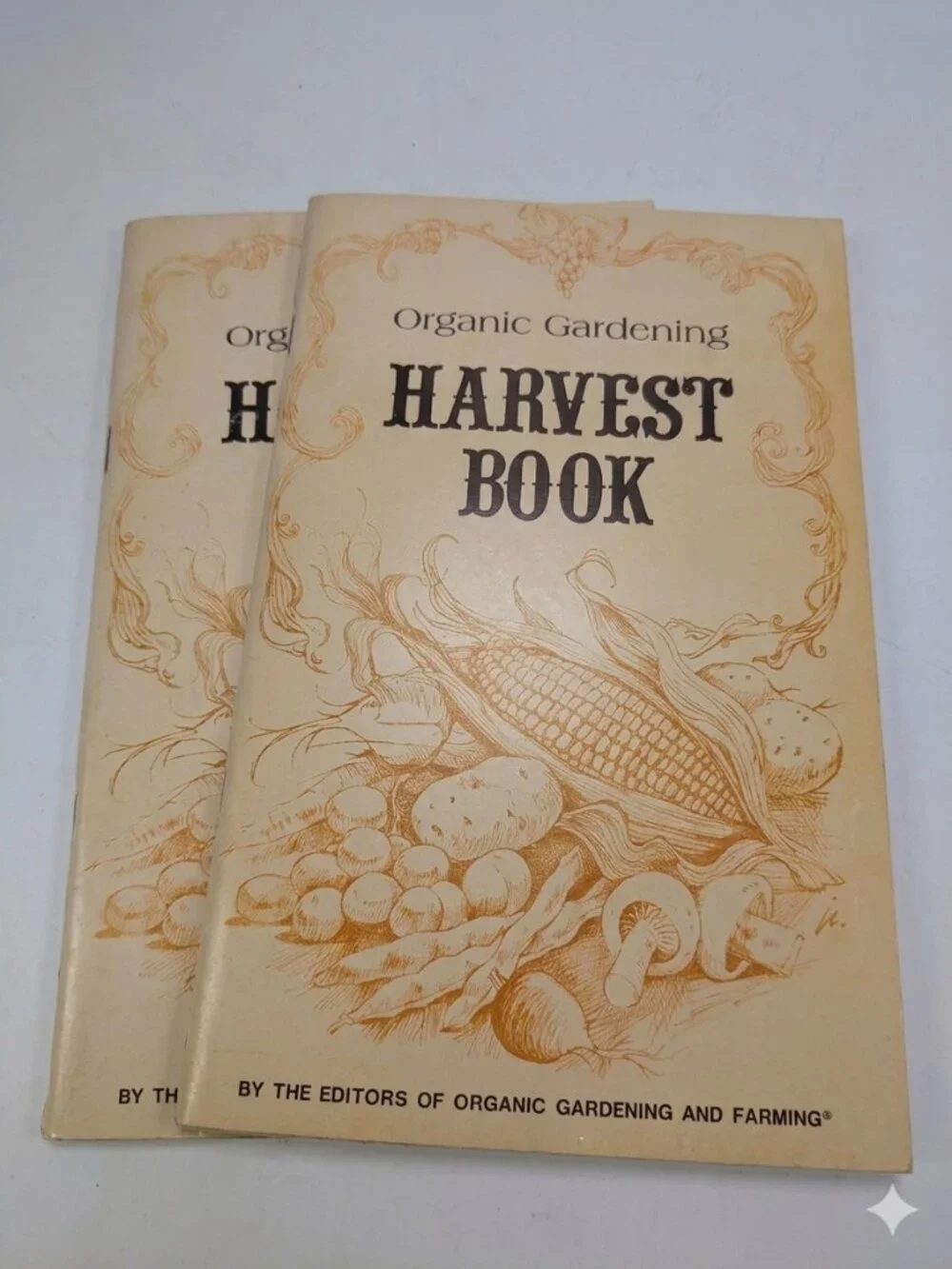 Vintage (2) Organic Gardening HARVEST BOOKS Rodale Press 1982 & 1983
